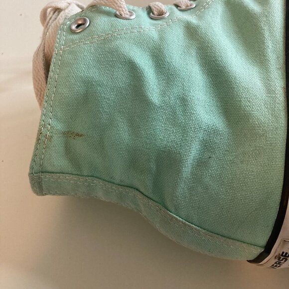 Converse Chuck Taylor All star High Tops Women Sz 12 Men Sz 10 Mint Green - Picture 6 of 8